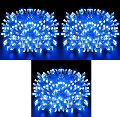 Errol 36 LEDs 11 m Blue Steady String Rice Lights(Pack of 3)