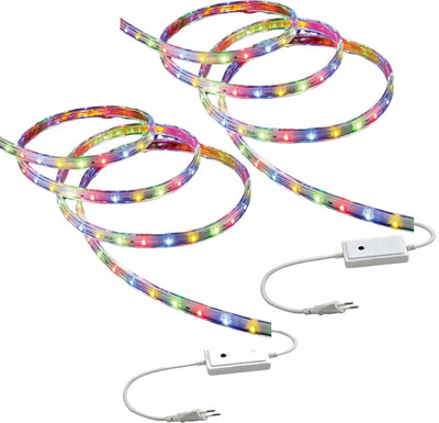 EKRAJ 96 LEDs 2 m Multicolor Color Changing, Flickering Strip Rice Lights(Pack of 2)
