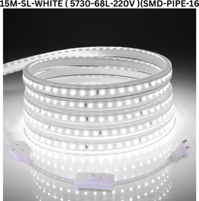TECHGEAR 900 LEDs 15 m White Steady Bulb Rice Lights(Pack of 1)