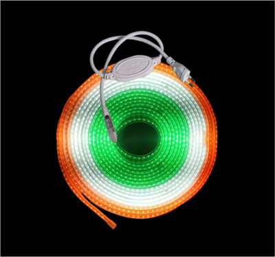 WunderVoX 1440 LEDs 12 m Orange, White, Green Steady Strip Rice Lights(Pack of 1)