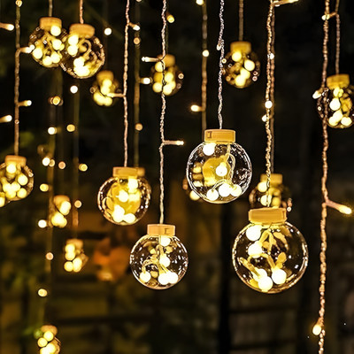 Kingdom 120 LEDs 3 m Yellow, White Steady Bulb Rice Lights(Pack of 1)