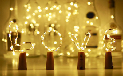 NISCO 20 LEDs 2 m Yellow Steady String Rice Lights(Pack of 1)