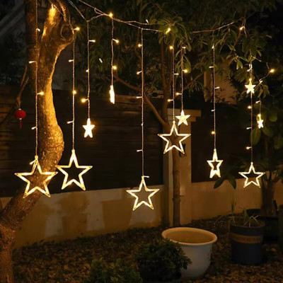 ZESTRUM 127 LEDs 2.5 m Yellow Flickering Star Rice Lights(Pack of 1)