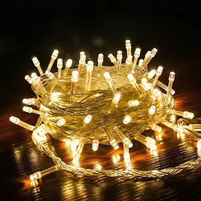 TechPride 40 LEDs 11 m Yellow Steady String Rice Lights(Pack of 3)