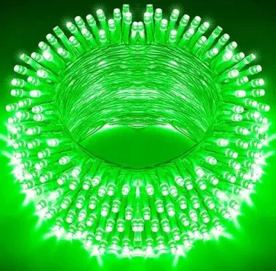 AP Source 40 LEDs 12 m Green Steady Ball Rice Lights(Pack of 1)