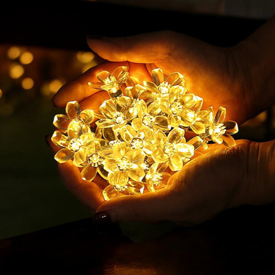 RaajaOutlets 40 LEDs 5.99 m Yellow Steady Flower Rice Lights(Pack of 1)