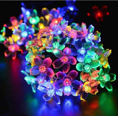 nini 14 LEDs 3 m Multicolor Flickering Flower Rice Lights(Pack of 1)