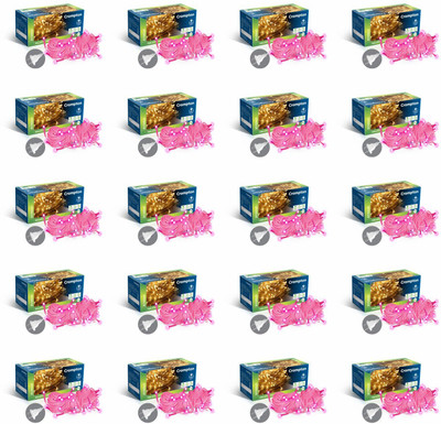 Crompton 48 LEDs 10 m Pink Steady String Rice Lights(Pack of 20)
