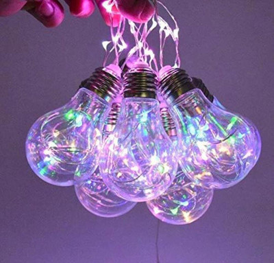 Nappmall 100 LEDs 2.5 m Yellow Steady Bulb Rice Lights(Pack of 1)