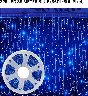 Kingdom 325 LEDs 39 m Blue Steady String Rice Lights(Pack of 1)