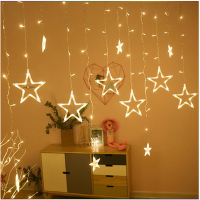 MHAX 138 LEDs 3 m Beige Flickering Star Rice Lights(Pack of 1)