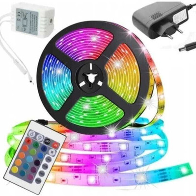 Trendy Styler 115 LEDs 3 m Multicolor Color Changing, Flickering, Steady Strip Rice Lights(Pack of 1)