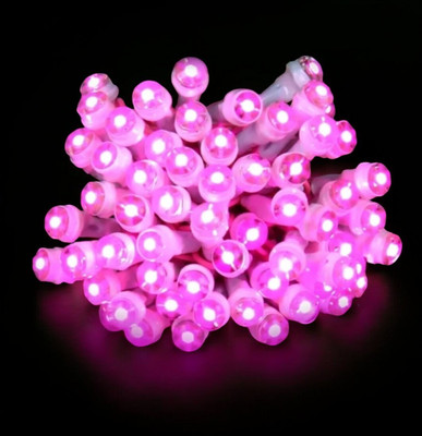 Shiv Shankar Sells 50 LEDs 11 m Pink Steady Bulb Rice Lights(Pack of 1)