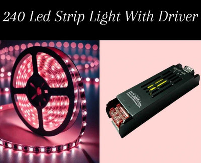 MAGINATO 240 LEDs 5 m Pink Steady Strip Rice Lights(Pack of 1)