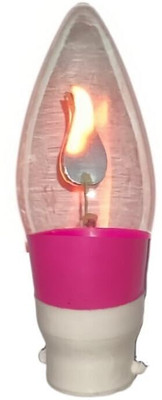 STS 1 LEDs 10 m Pink Flickering Diya Rice Lights(Pack of 1)