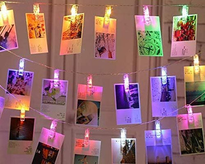 Kingdom 14 LEDs 3 m Multicolor Steady Clip Rice Lights(Pack of 1)