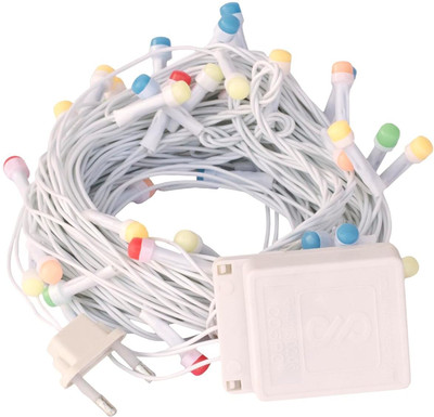 A1 LIGHTS 36 LEDs 10 m Multicolor Flickering String Rice Lights(Pack of 1)