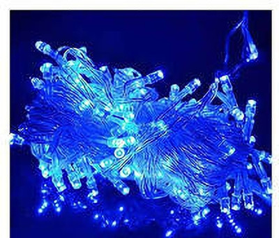Illumaire 34 LEDs 10 m Blue Steady String Rice Lights(Pack of 5)