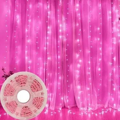 TECHGEAR 240 LEDs 28 m Pink Flickering Bulb Rice Lights(Pack of 1)