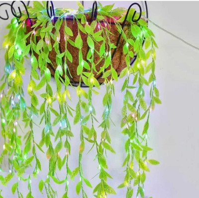 joyal 200 LEDs 30 m Multicolor Color Changing, Flickering, Steady Leaf Rice Lights(Pack of 1)