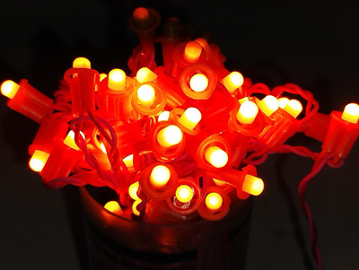 A.S.D. Electronics 200 LEDs 37 m Orange Steady String Rice Lights(Pack of 4)