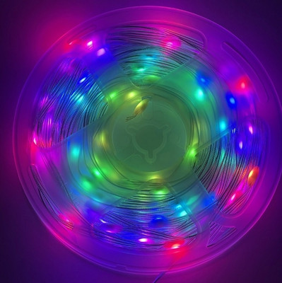 Xydrozen 100 LEDs 10 m Multicolor Color Changing, Flickering, Steady String Rice Lights(Pack of 1)