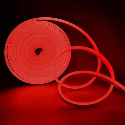 glowserie 14 LEDs 3 m Red Steady Strip Rice Lights(Pack of 1)