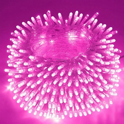 SheTaara 300 LEDs 80 m Pink Steady String Rice Lights(Pack of 1)