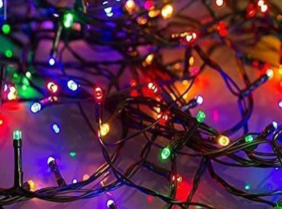 pompeo 50 LEDs 3 m Multicolor Steady Bulb Rice Lights(Pack of 1)