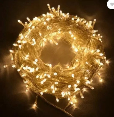 ACCESSORIZEMEII 28 LEDs 10 m Gold Steady String Rice Lights(Pack of 1)