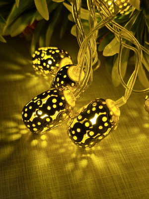 Pride Art 10 LEDs 2.59 m Yellow Steady Welcome Rice Lights(Pack of 1)