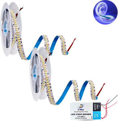 D'Mak 2 LEDs 5 m Blue Flickering Strip Rice Lights(Pack of 2)