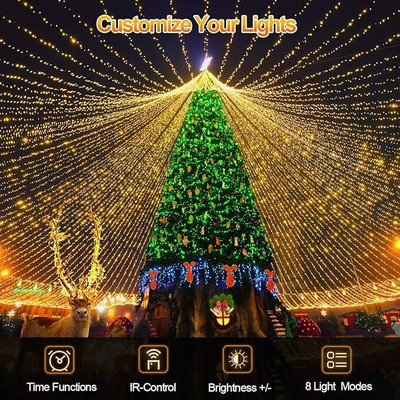 KINIS 100 LEDs 20 m Yellow Steady String Rice Lights(Pack of 1)