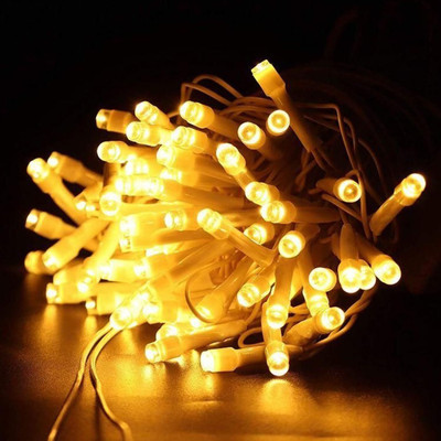 GIGAWATTS 42 LEDs 10.5 m Yellow Color Changing String Rice Lights(Pack of 4)