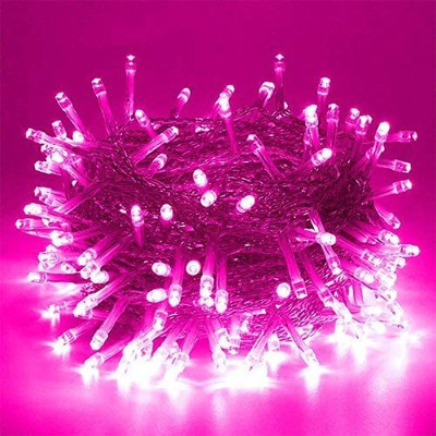 Biway 36 LEDs 12 m Pink Steady Ball Rice Lights(Pack of 1)