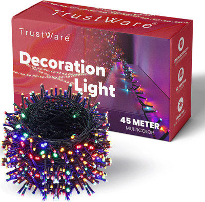 Trust Ware 115 LEDs 45 m Multicolor Flickering String Rice Lights(Pack of 1)