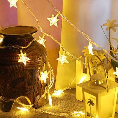 inooBeam 15 LEDs 2.7 m Yellow Steady Star Rice Lights(Pack of 1)