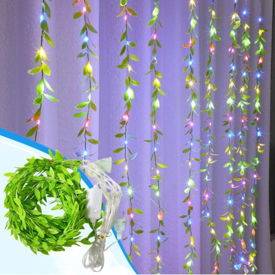 LiteO 200 LEDs 3 m Multicolor Flickering Leaf Rice Lights(Pack of 1)