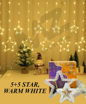 CHHOKRAMART 140 LEDs 5 m White Color Changing, Flickering, Steady Star Rice Lights(Pack of 1)