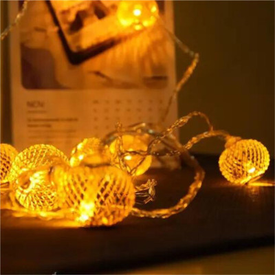 PRAKAASHYA 36 LEDs 8 m Yellow Steady Ball Rice Lights(Pack of 1)