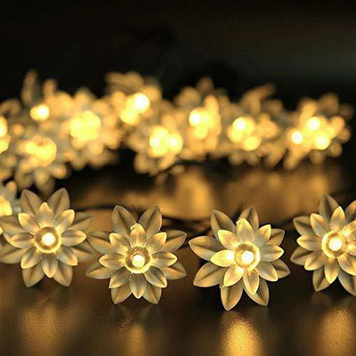 AtneP 20 LEDs 4 m Yellow Steady Flower Rice Lights(Pack of 1)