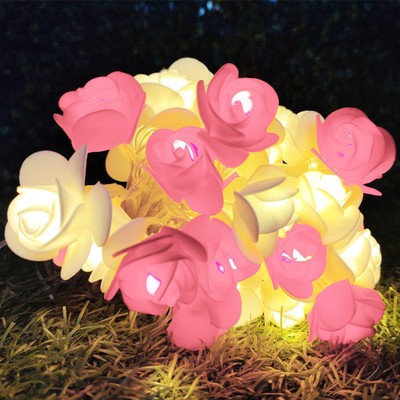 NISCO 20 LEDs 4 m Pink Steady String Rice Lights(Pack of 1)