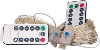 A1 LIGHTS 36 LEDs 10 m Blue Flickering String Rice Lights(Pack of 1)