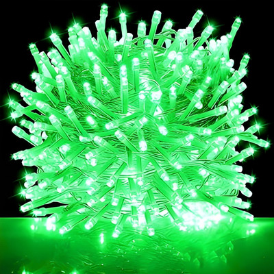 Kingdom 56 LEDs 13 m Green Steady String Rice Lights(Pack of 1)