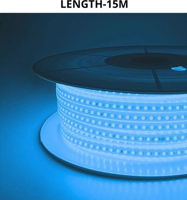 spark world 1200 LEDs 15 m Transparent Steady Strip Rice Lights(Pack of 1)