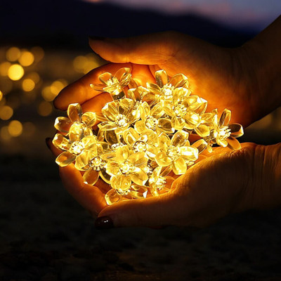 RaajaOutlets 40 LEDs 5.99 m Yellow Steady Flower Rice Lights(Pack of 1)