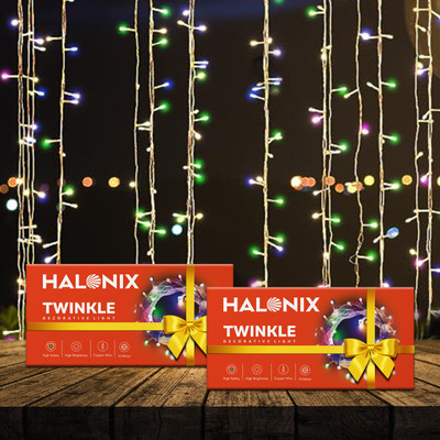 HALONIX 46 LEDs 10 m Multicolor Color Changing String Rice Lights(Pack of 2)