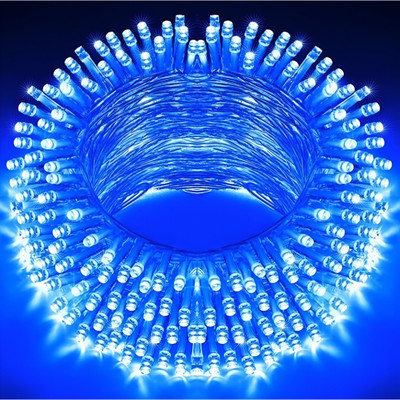REIRSON 40 LEDs 10 m Blue Steady String Rice Lights(Pack of 1)