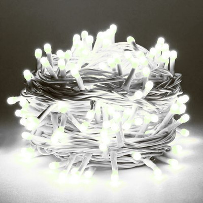 KAVORA 40 LEDs 4 m White Steady String Rice Lights(Pack of 1)