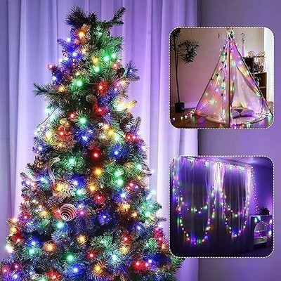 Kingdom 16 LEDs 3 m Multicolor Steady String Rice Lights(Pack of 1)